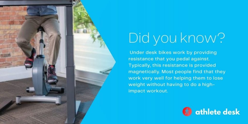 Top 5 Best Under Desk Bike for Weight Loss (2022 Review) Athlete Desk