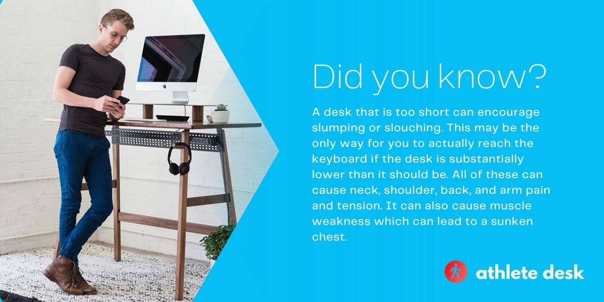 what happens if your desk is too high
