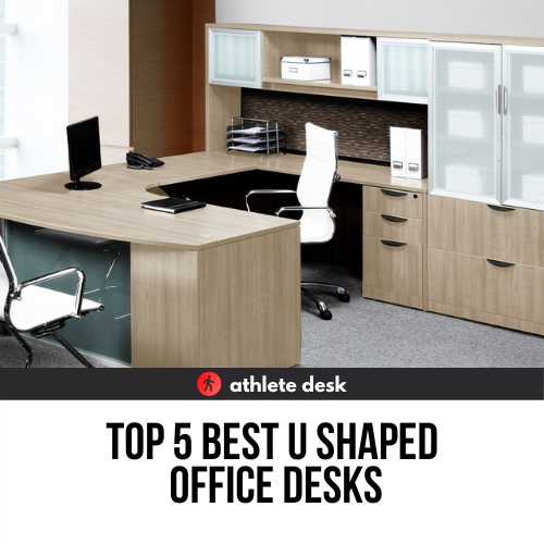 U Shaped Office Desks 2022 Review, Aurea U Shape Executive Desk With Hutch