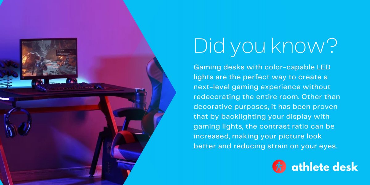 Best Gaming Desks With LED Lights