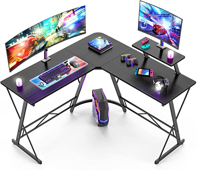 Mr Ironstone L Shaped Gaming Desk