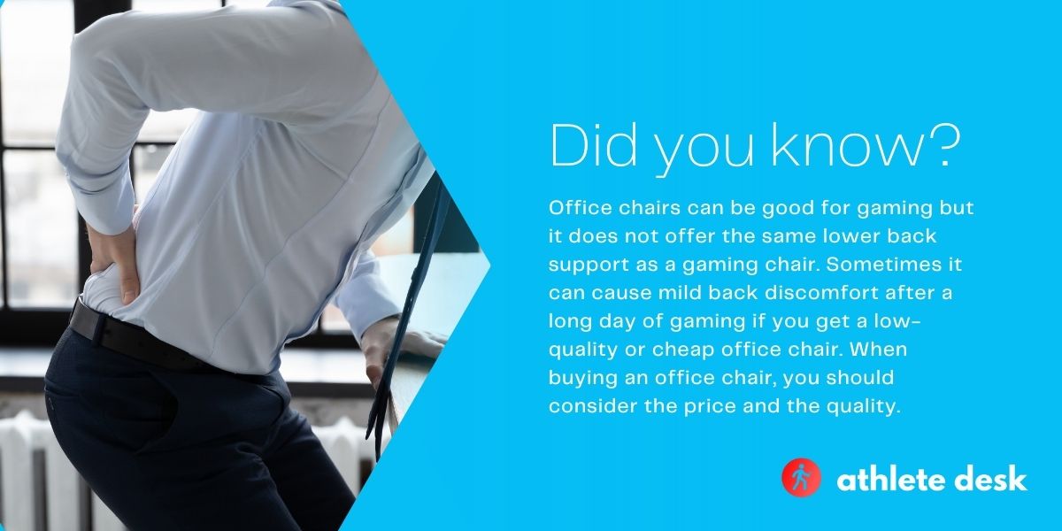 Are office chairs good for gaming